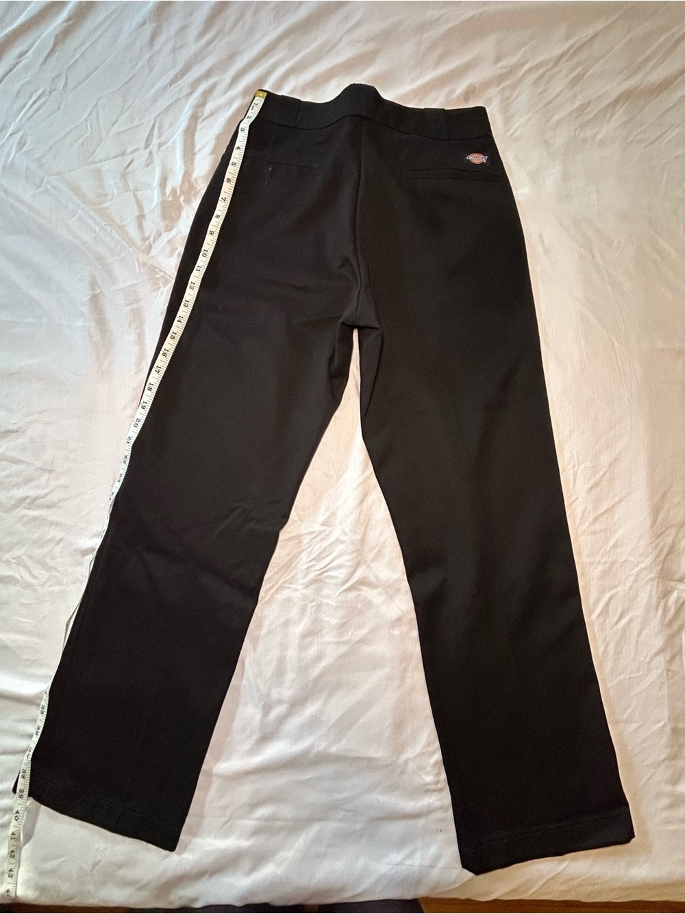 Vintage Dickies Men’s Black Straight-Leg Work Chinos Skater Streetwear Workwear